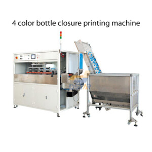 How to print bottle caps by pad printing machine?